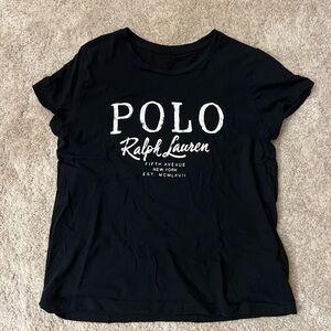 Polo t shirt small black logo